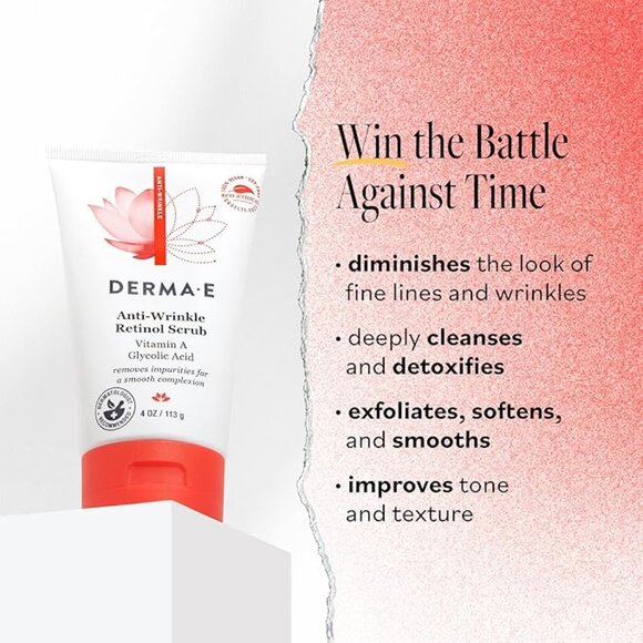 NEW DERMA E Anti-Wrinkle Scrub - Picture 8 of 8